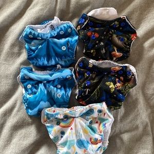 Thirsties Snap Natural Newborn All-in-One (for newborns)